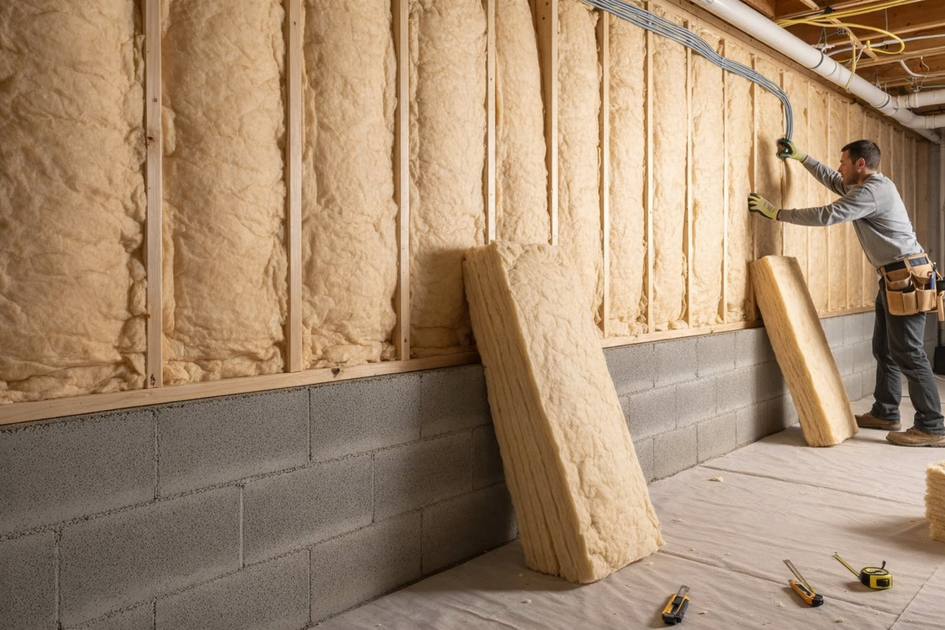 Basement insulation
